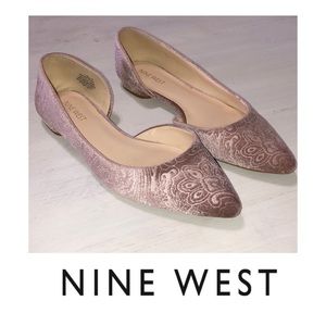Gorgeous!✨Nine West suede pointed flats, sz 7.5
